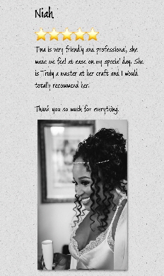 Northampton wedding hair and makeup artist